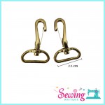 RING - EGG SHAPE-METAL-2.5CM (2PC)